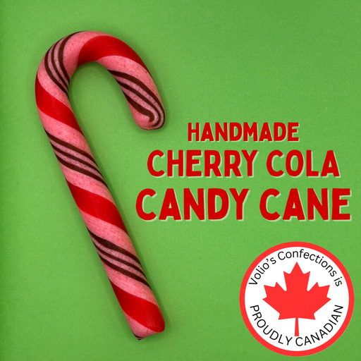 Cherry Cola Large Handmade Candy Cane
