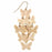 Butterfly Flurry Gold Earrings