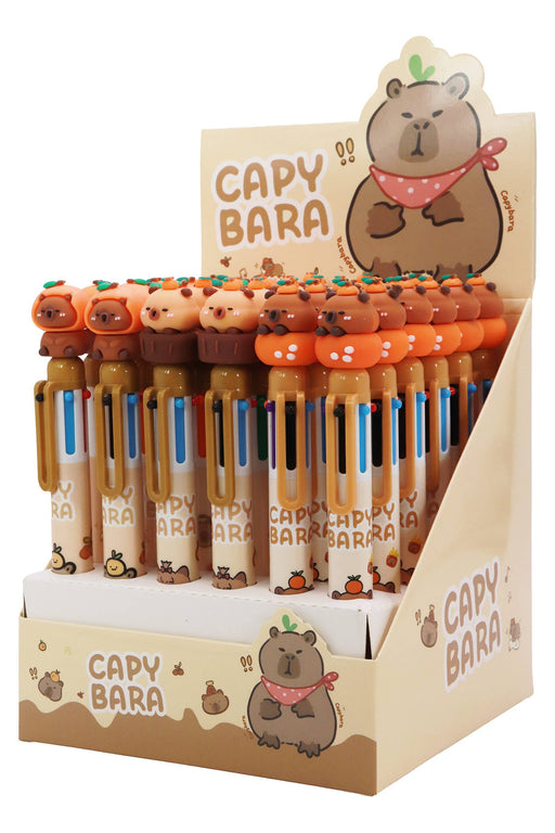 3D Capybara 6-in-1 Multicolor Pen