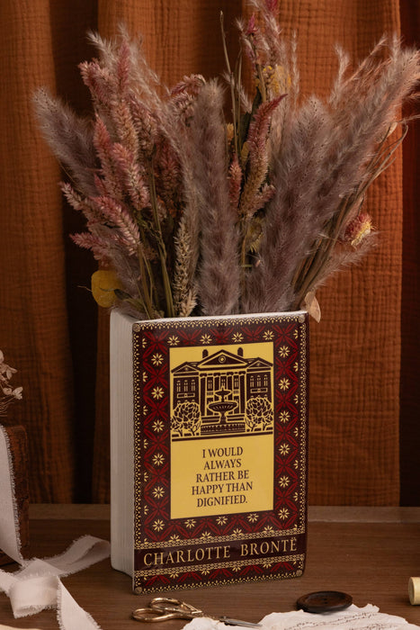 Large Book Vase, Jane Eyre