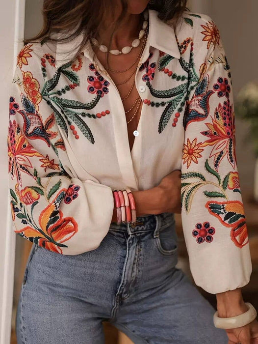 Women's Floral Digital Print  Shirt