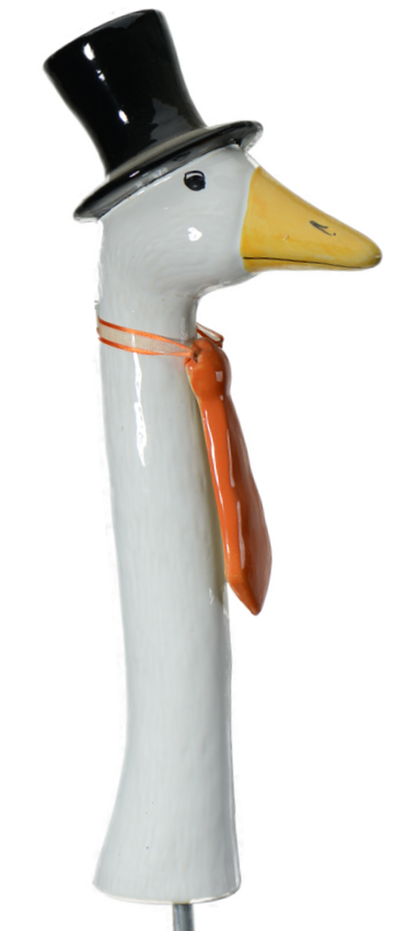 Goose with Top Hat and Tie