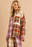 MULTICOLOR PLAID BUTTON DOWN TOP