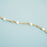 18K Gold PVD Steel Station Pearl Paperclip Chain Bracelet