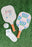 Cherry Disco Bows Double-Sided Pickleball Paddles