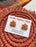 Leaf Studs | Polymer Clay Earrings 
