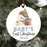 Baby's First Christmas Ornament 2025 | Snowman