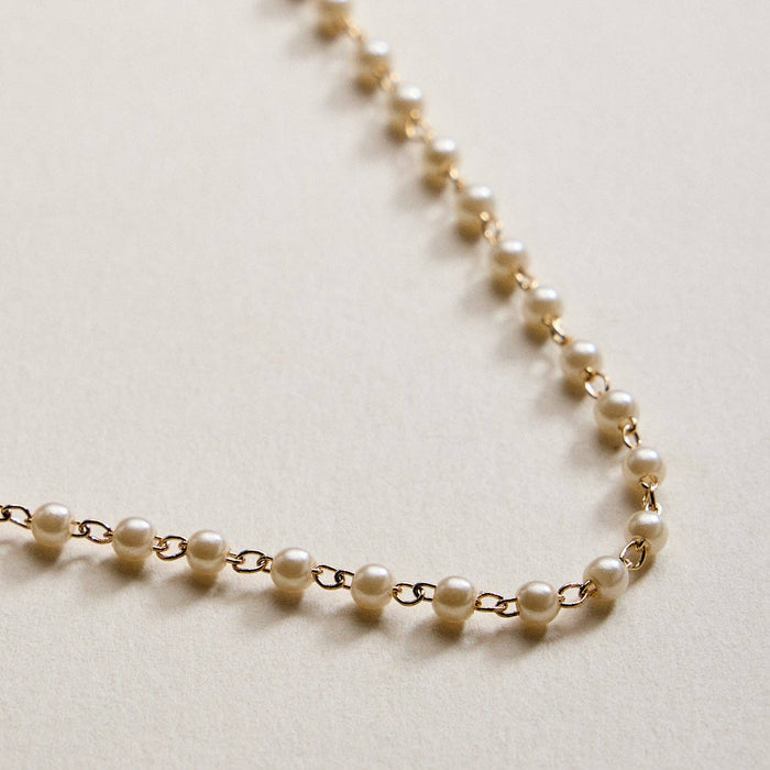 Gold Filled Pearl Chain | Bracelet
