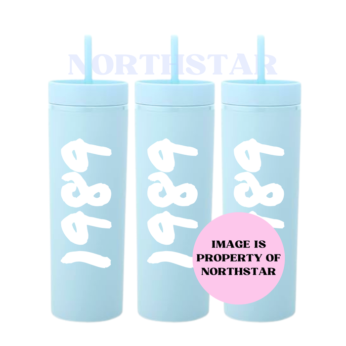 1989 Swiftie Skinny Cup | Swiftie Drinkware