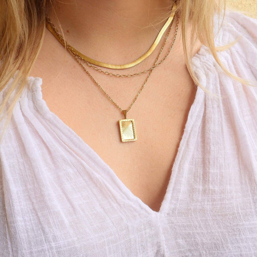 Rising Sun Necklace - Stainless Steel Gift