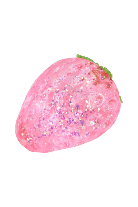 Strawberry Glittery Maltose Putty Filled Squishy