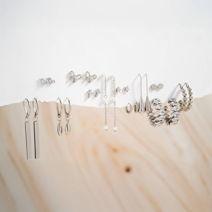 18K Gold PVD Stainless Steel Drop Earrings