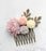 Flower Hair Comb | Vintage Style | Lavender Pink and Purple