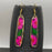 Pressed Dried Flower Long Rectangular Dangle Earrings