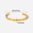Multi Style 18K Gold Plated Stainless Steel Cuff Bangles-FGS