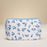 Blue Neoprene Floral Pouch