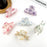 Spring Flower Half Circle Hair Clip