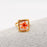 18K Gold Plated Stainless Steel Floral Ring - FGS/PDF