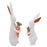 Ceramic White Bunny with Carrot
