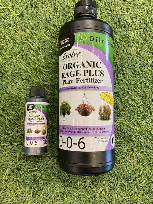 Dirt n' grow fertilizer rage plus