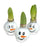 Amaryllis Snowman Faces  waxed GP89