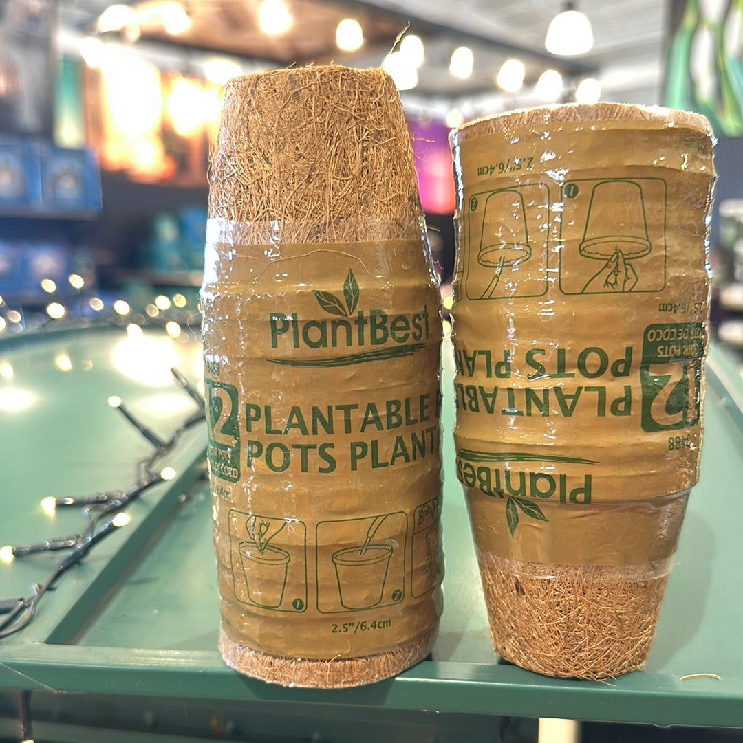Coco Coir Rnd Pot 2.25