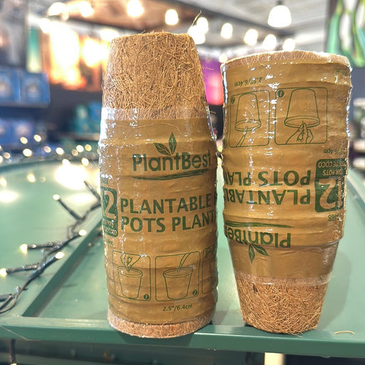 Coco Coir Rnd Pot 2.25" 12Pk