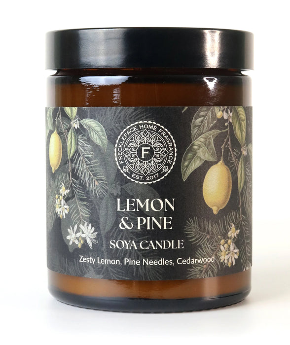 Apothecary Jar Candle-Lemon & Pine