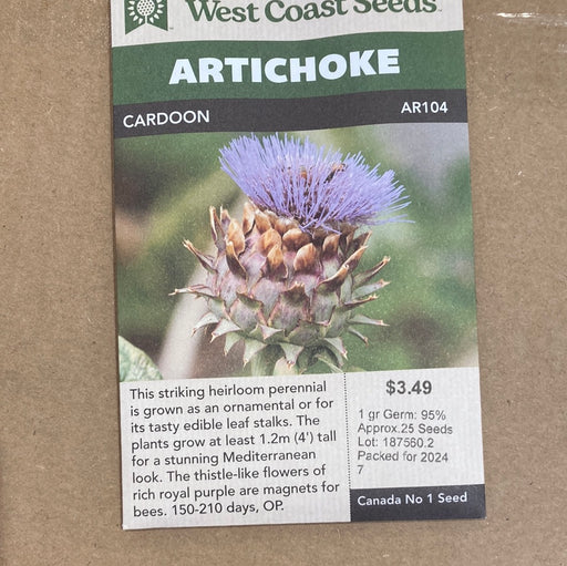 Seed WC Artichoke Cardoon