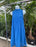 slvless dress w/lining-turkish sea