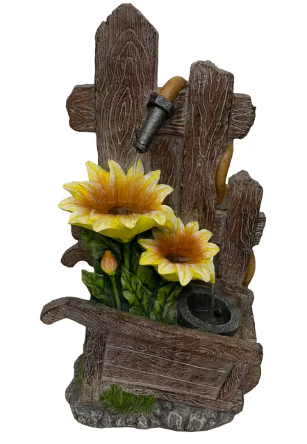 FLOWER CART FOUNTAIN