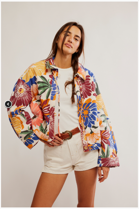 SOLEIL BEACH JACKET in TROPICAL COMBO