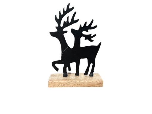 Reindeer 2 on Wooden Base