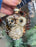 Orn. Owl Brown Glass