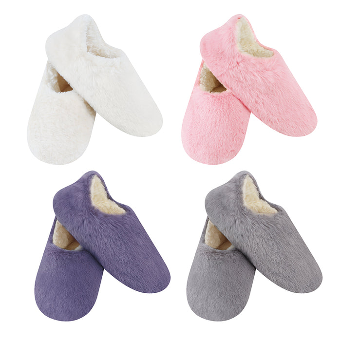 Snoozies Snowball Faux Fur W