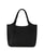 BLACK CHARLOT GRAIN TOTE BAG