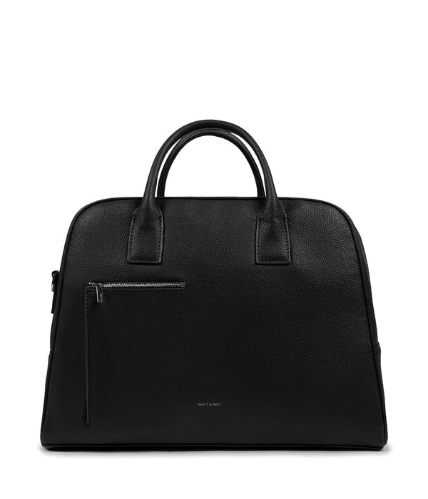 BLACK DENIS GRAIN OVERNIGHTER BAG