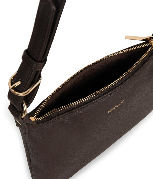 FUDGE JINA GRAIN SHOULDER BAG