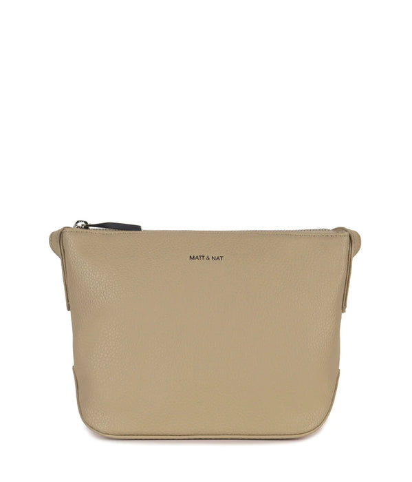 ALMOND SAM GRAIN CROSSBODY BAG