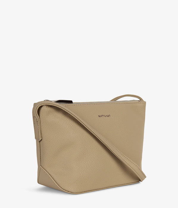 ALMOND SAM GRAIN CROSSBODY BAG