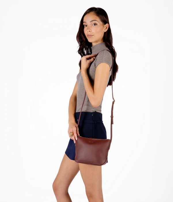 CHERRY SAM GRAIN CROSSBODY BAG