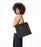BLACK LUSIK GRAIN TOTE BAG