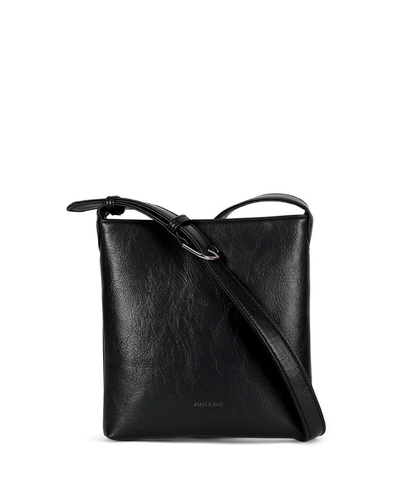 BLACK MORSE THEME CROSSBODY BAG