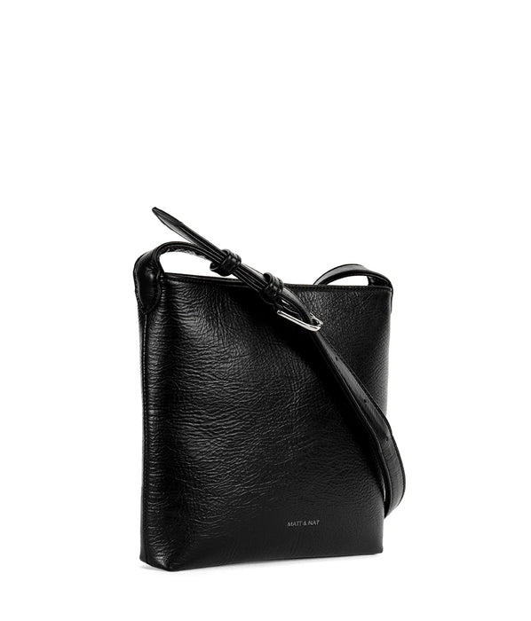 BLACK MORSE THEME CROSSBODY BAG