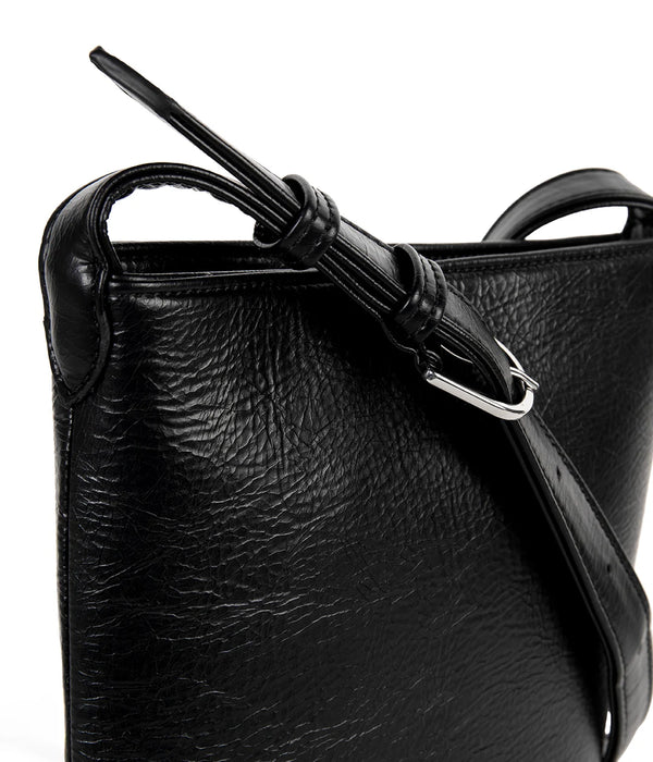 BLACK MORSE THEME CROSSBODY BAG