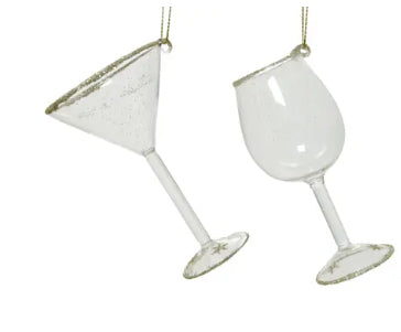 Orn. Glass Martini/Wine