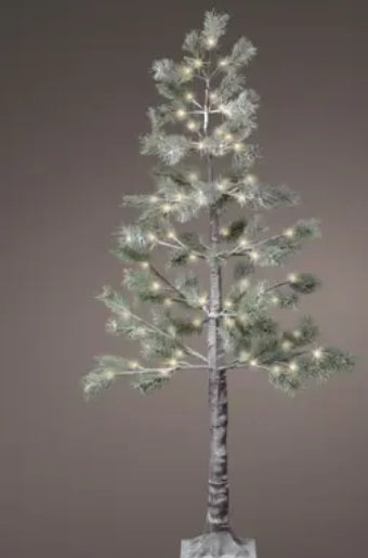 Snowy Pine LED Green/Warm White O/D 150cm