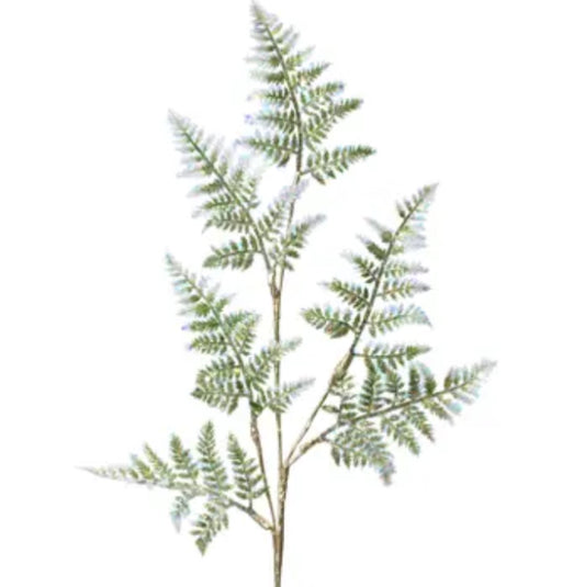 Spray Fern Leaf Green 69cm