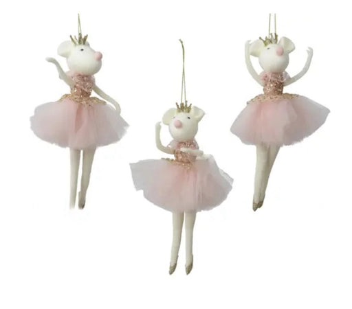 Orn Ballerina Mouse Pink