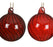 Orn Ball 8cm Reds w/Swirl